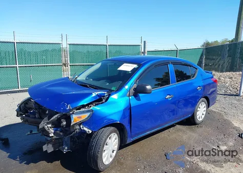 2015 Nissan Versa 1.6 S+ from USA, damaged, VIN 3N1CN7AP1FL813395